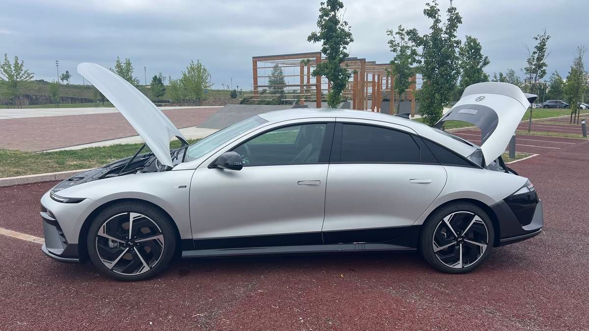 Prueba de autonomía a 120 km/h del Hyundai Ioniq 6
